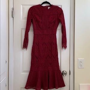 Red Dainty Jewell’s Dress